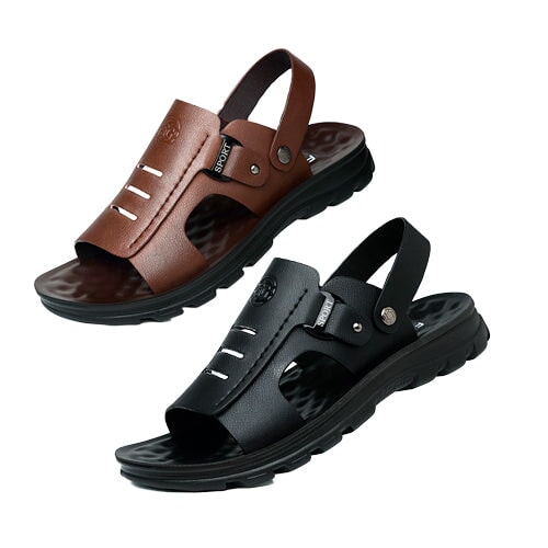 Sandália Masculina de Couro SCM07 - Sandália Masculina de Couro Casa Tech 