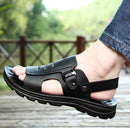 Sandália Masculina de Couro SCM07 - Sandália Masculina de Couro Casa Tech 