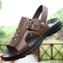 Sandália Masculina de Couro SCM07 - Sandália Masculina de Couro Casa Tech 