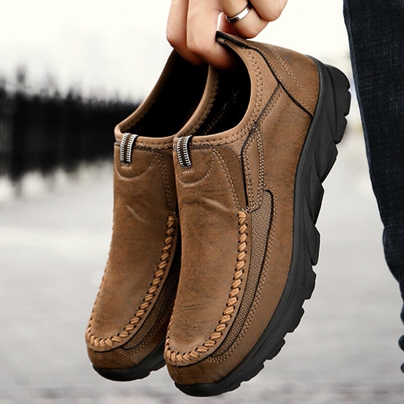 Sapato Casual Masculino para Idoso SPM10 - Sapato Casual Masculino para Idoso Casa Tech 