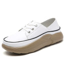 Sapato Feminino Confortável para Trabalhar SMF09 - Sapato Feminino Confortável para Trabalhar Casa Tech Branco e Bege 33 