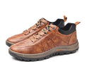 Sapato Masculino Antiderrapante Comfort Man G5P18 - Sapato Masculino Antiderrapante Comfort Man Casa Tech Loja Marrom 37 