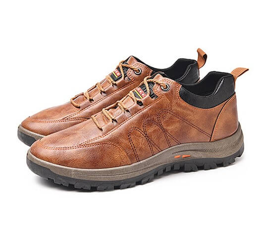 Sapato Masculino Antiderrapante Comfort Man G5P18 - Sapato Masculino Antiderrapante Comfort Man Casa Tech Loja Marrom 37 