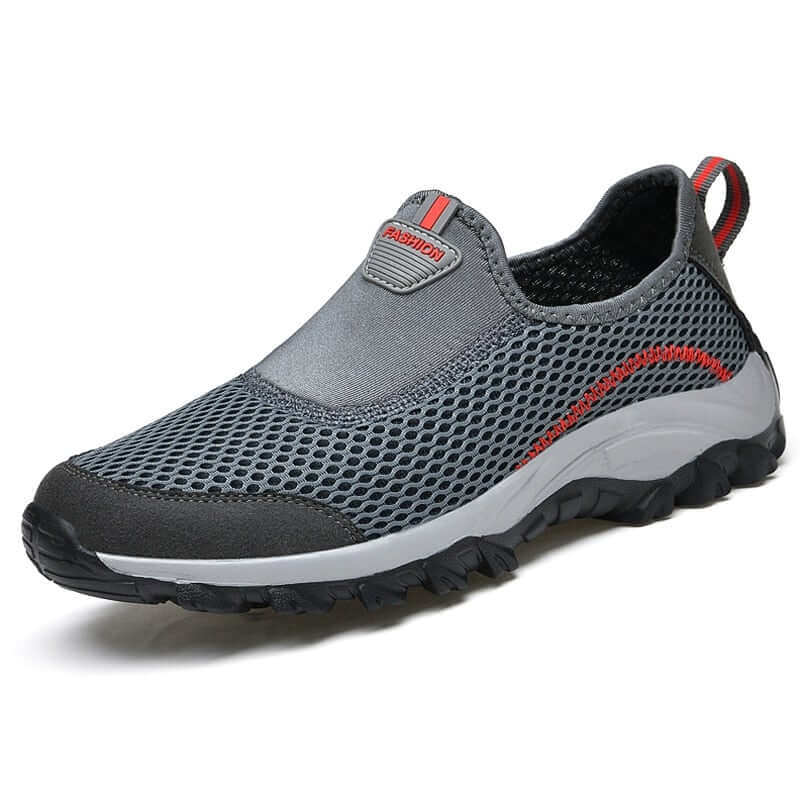 Sapato Masculino Antiderrapante para Esporte G5P17 - Sapato Masculino Antiderrapante para Esporte Casa Tech Loja Cinza 37 