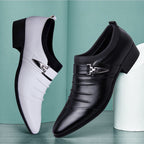 Sapato Social Masculino de Couro com Fivela SPM12 - Sapato Social Masculino de Couro com Fivela Casa Tech 