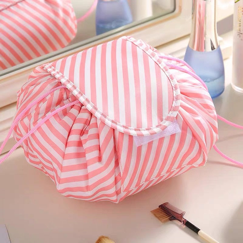 Scrunchie Compact - Bolsa Compacta G4P28 - Scrunchie Compact - Bolsa Compacta Casa Tech Loja Listra Rosa 