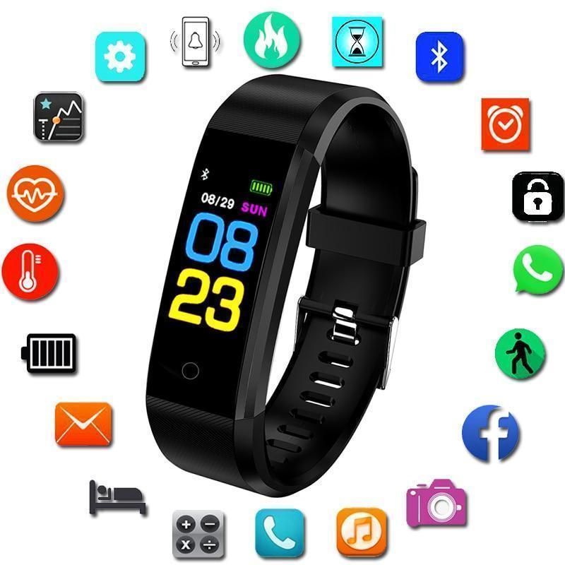 Smartwatch Jbrl Bracelet Led Digital Infantil Relógio Inteligente Casa Tech Loja 