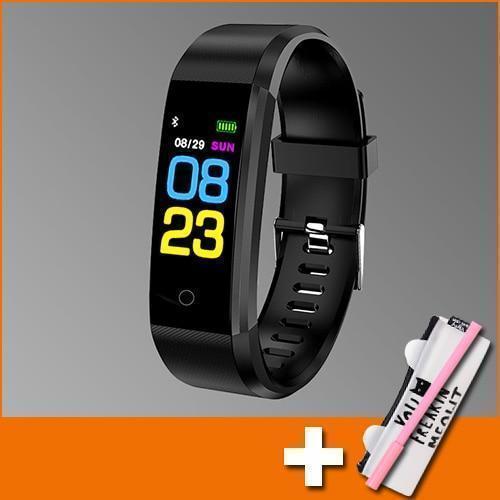 Smartwatch Jbrl Bracelet Led Digital Infantil Relógio Inteligente Casa Tech Loja Preto 