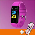 Smartwatch Jbrl Bracelet Led Digital Infantil Relógio Inteligente Casa Tech Loja Rosa 