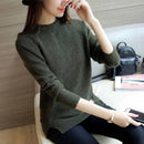 Suéter Feminino Tricot - Estilo Acadêmico JCF16 - Suéter Feminino Tricot - Estilo Acadêmico Casa Tech Verde M 