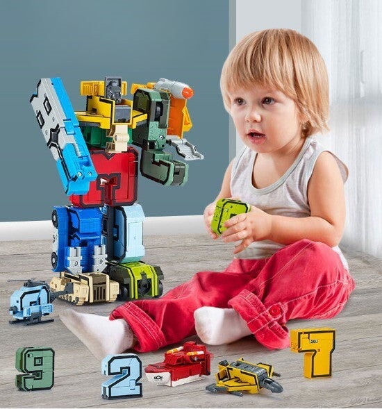 Super Robô Transform Educativo BRI26 - Super Robô Transform Educativo Casa Tech 