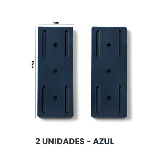 Suporte Adesivo à Prova d'Água UTI41 - Suporte Adesivo à Prova d'Água Casa Tech Azul 2 unidades 