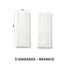 Suporte Adesivo à Prova d'Água UTI41 - Suporte Adesivo à Prova d'Água Casa Tech Branco 2 unidades 