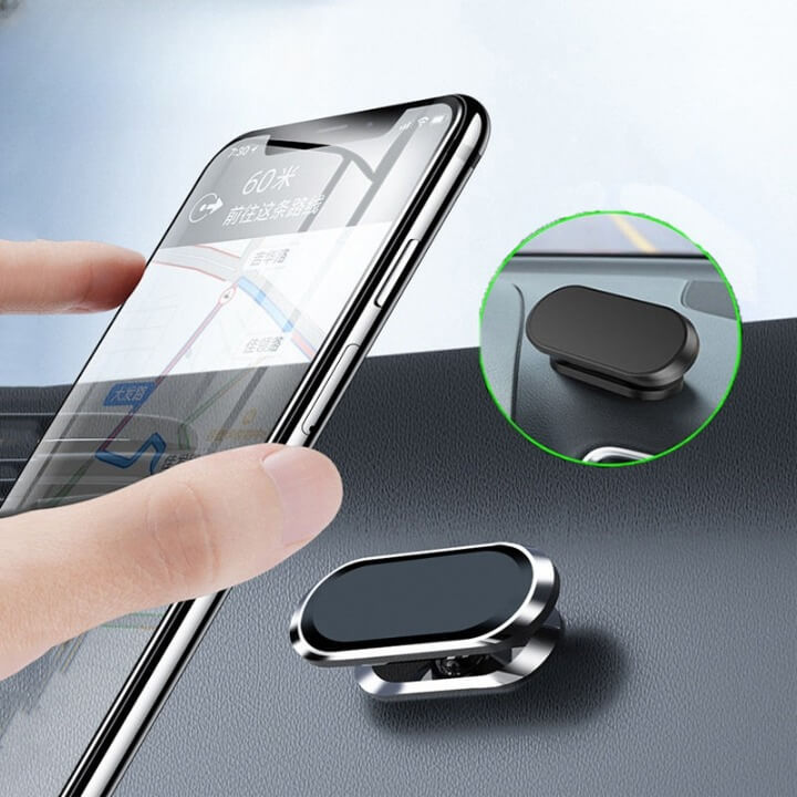 Suporte de Celular Magnético para Carro 360° Slim G6P22 - Suporte de Celular Magnético para Carro 360° Slim Casa Tech Loja 