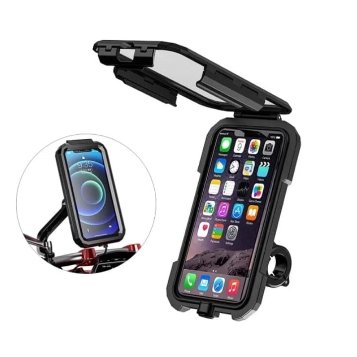 Suporte de Celular para Moto Impermeável e Giratório UTI30 - Suporte de Celular para Moto Impermeável e Giratório Casa Tech 