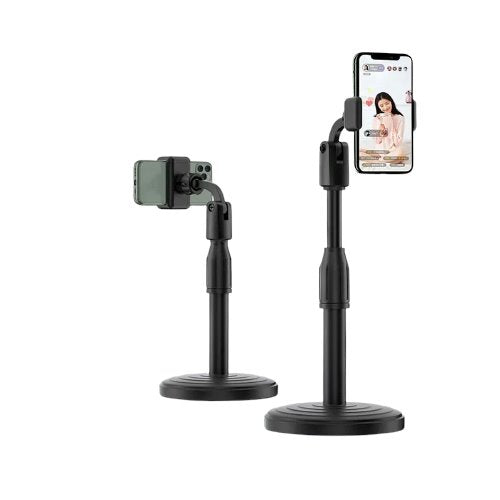 Suporte de Celular Portátil para Mesas com Rotação 360º ATC17 - Suporte de Celular Portátil para Mesas com Rotação 360º Casa Tech 