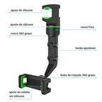 Suporte para celular Multifuncionalidade - 360 Drive G6P21 - Suporte para celular Multifuncionalidade - 360 Drive Casa Tech Loja 