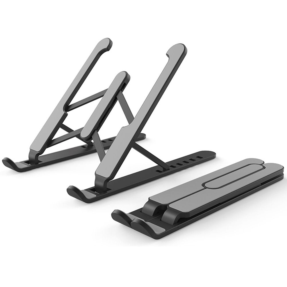 Suporte Portátil Ajustável para Notebook e Tablets ATC16 - Suporte para Notebook Casa Tech Loja Preto 