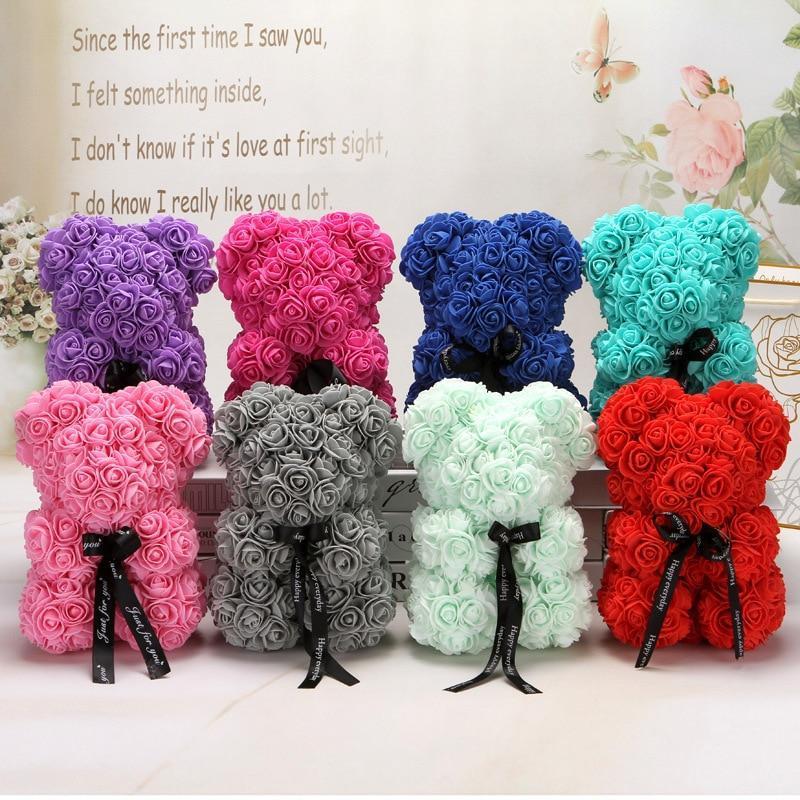 Teddy Flowers Urso De Rosas Luxuoso G1P33 - Teddy Flowers Casa Tech Loja 