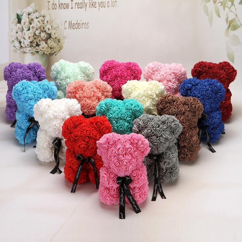 Teddy Flowers Urso De Rosas Luxuoso G1P33 - Teddy Flowers Casa Tech Loja 