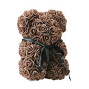 Teddy Flowers Urso De Rosas Luxuoso G1P33 - Teddy Flowers Casa Tech Loja Marrom 