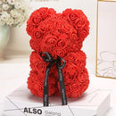Teddy Flowers Urso De Rosas Luxuoso G1P33 - Teddy Flowers Casa Tech Loja Vermelho 