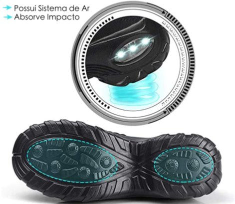 Tênis Air Confort Ortopédico G1P1 Tênis Run Air Confort Casa Tech Loja 