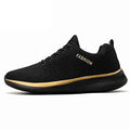 Tênis De Corrida Unissex - Runner Shoes G4P9 - Runner Shoes Casa Tech Loja Dourado - Preto 35 