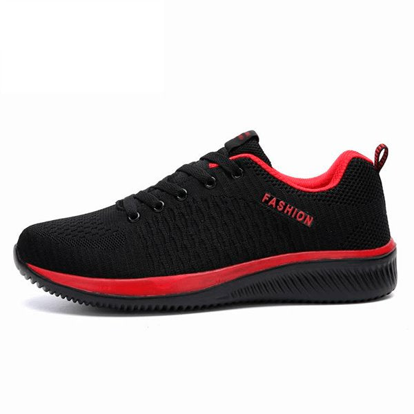 Tênis De Corrida Unissex - Runner Shoes G4P9 - Runner Shoes Casa Tech Loja Vermelho - Preto 35 
