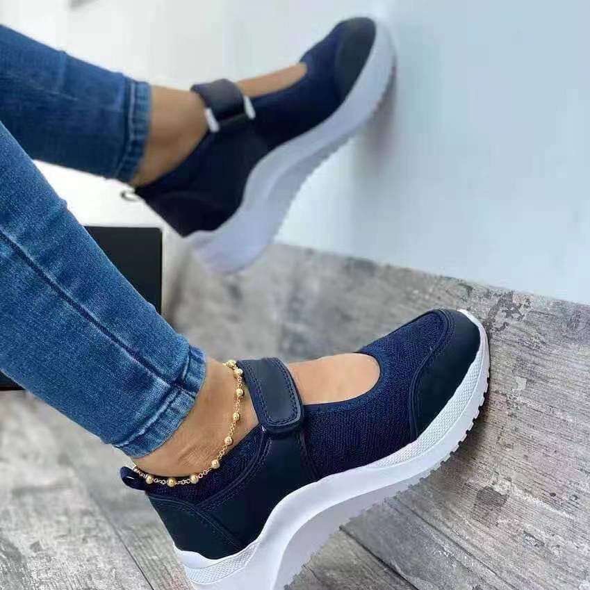 Tênis MaxConfort Feminino - Tratamento Ortopédico G1P2 Tênis Max Confort Casa Tech Loja Azul 35 