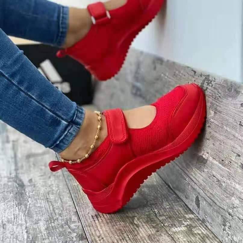 Tênis MaxConfort Feminino - Tratamento Ortopédico G1P2 Tênis Max Confort Casa Tech Loja Vermelho 35 