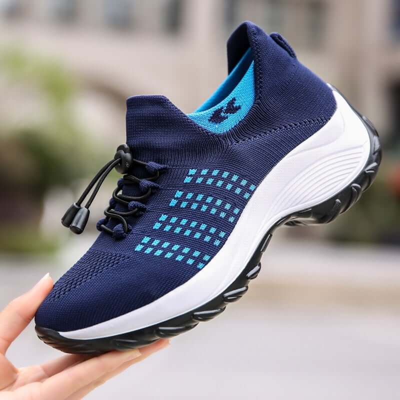 Tênis Ortopédico Feminino Macio Lilly G5P15 - Tênis Ortopédico Feminino Macio Lilly Casa Tech Loja Azul 33 