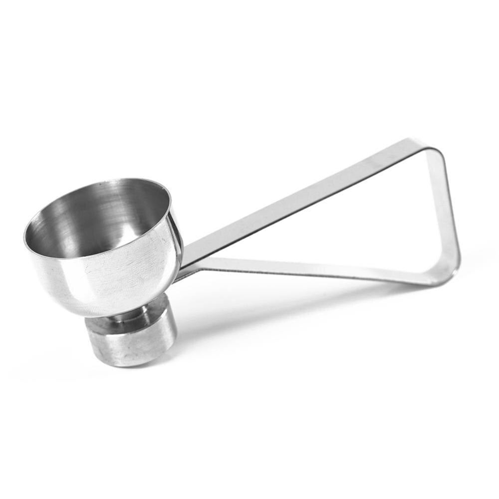 Tesoura / abridor de casca / cortador de ovo cozido ou cru de metal Casa Tech Loja 