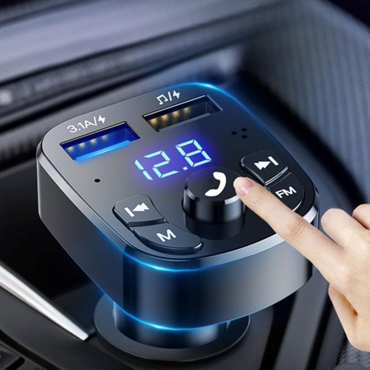 Transmissor de Som Bluetooth Automotivo ATC22 -Transmissor de Som Bluetooth Automotivo Casa Tech 
