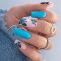 Unhas Decoradas Postiças KIT com 24 unidades G6P1 - Unhas Decoradas Postiças KIT com 24 unidades Casa Tech Loja Borboleta 