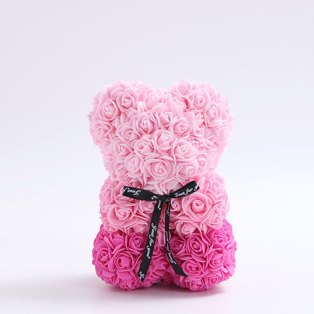 Urso De Rosas Romântico Teddy Flowers ROM05 - Teddy Flowers Casa Tech Rosas 