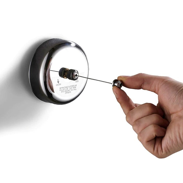 Varal Retrátil Inox UTI24 - Varal Retrátil Inox Casa Tech 