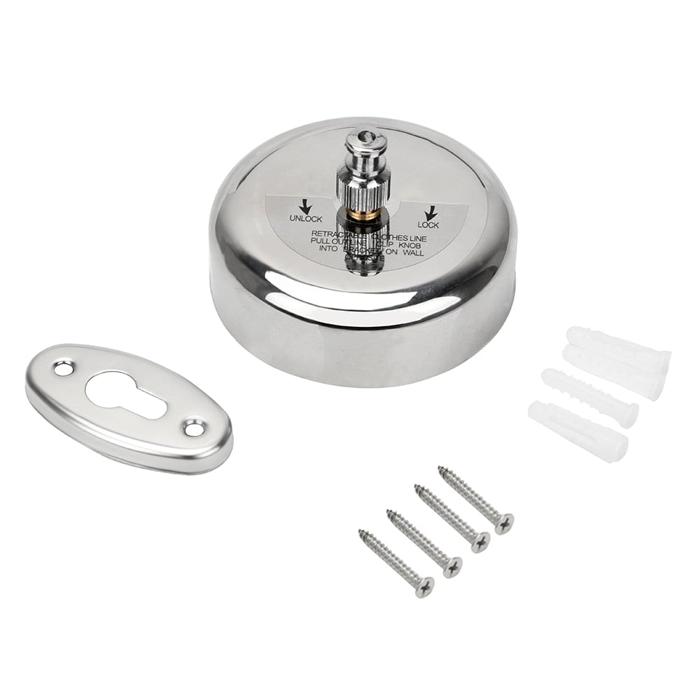Varal Retrátil Inox UTI24 - Varal Retrátil Inox Casa Tech 