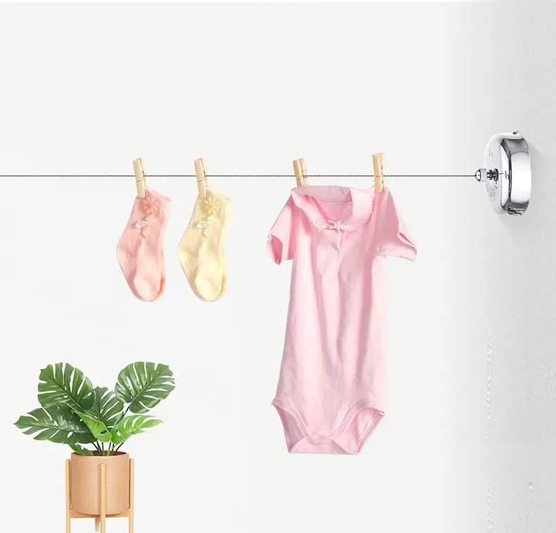 Varal Retrátil Inox UTI24 - Varal Retrátil Inox Casa Tech 
